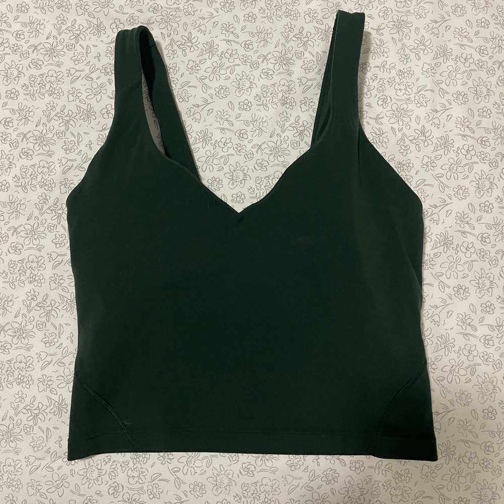 Lululemon Forest green align tank size 4